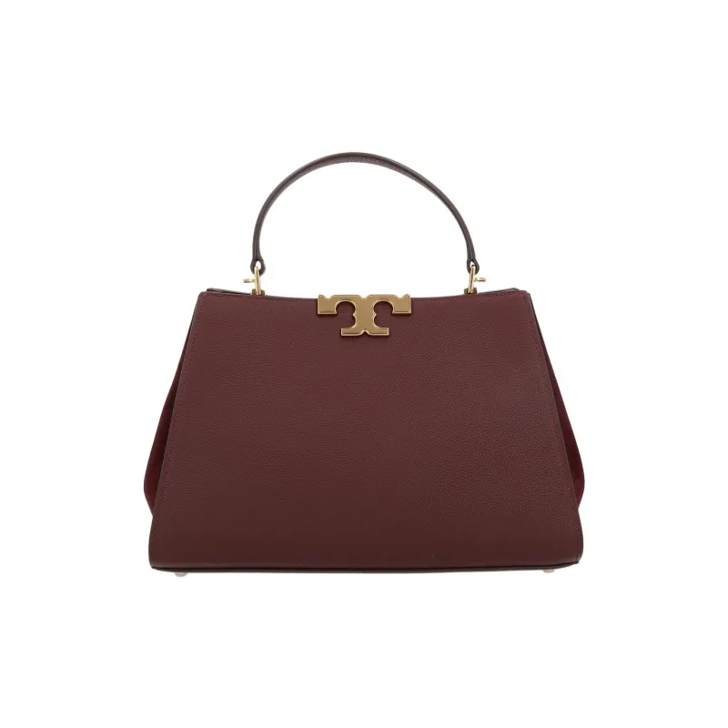 TORY BURCH Eleanor Leather Shoulder Bag Crossbody Bag Handbag Medium Size Women's Dark Color Cabernet Sauvignon-0