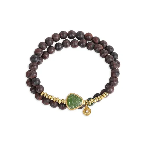Cuiya Golden Building Agarrattan Bracelets Unisex