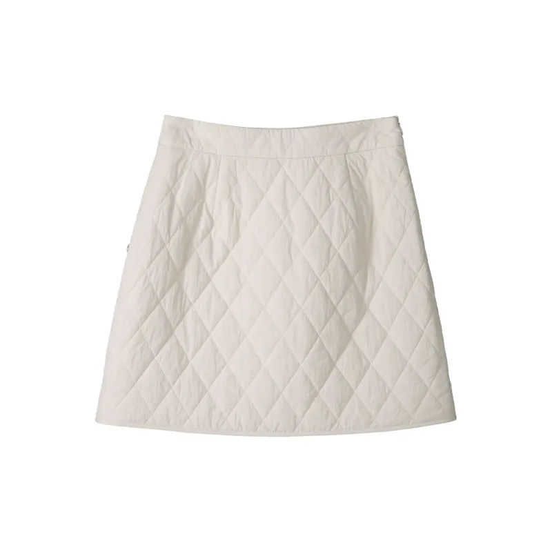 Fstudio Casual Short Skirts Women's Beige/Coffee-1