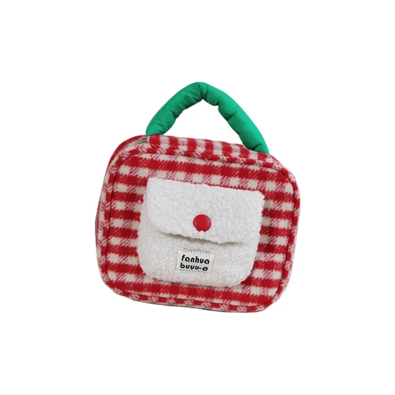 ALOENEY Polyester Storage Bag Women's Red-1
