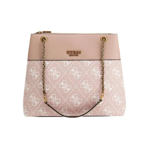 guess Noelle Artificial Leather Shoulder Bag Women's Pink