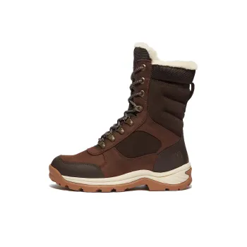 Timberland White Ledge Thermal Abrasion Resistant Crew Snow Boots Women's Dark Brown