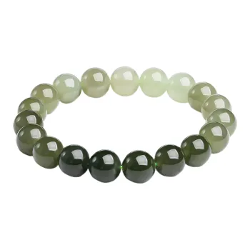 Oriental Jade Hetian Jade Bracelets Pale Greenish White Jade Women's