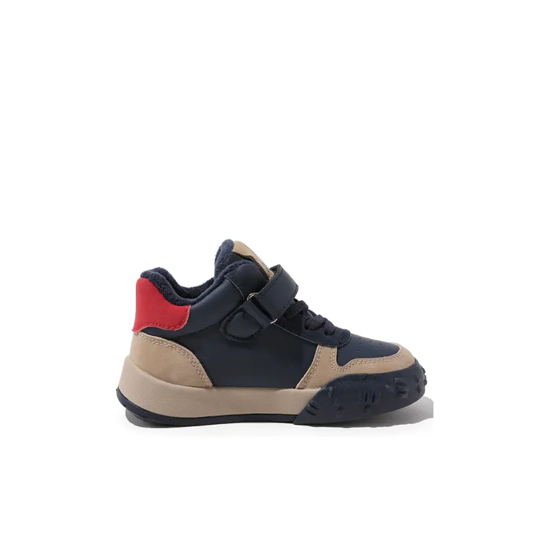 BIG WASP Slip Resistant Anti Kick Abrasion Resistant Mid Top Kids' Skateboarding Shoes Kids'-28