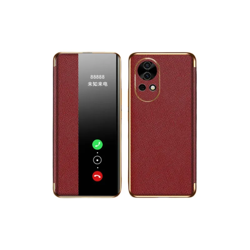 Record Star Leather Material Smart Flap Phone Cases Compatible With Nova 13/nova 13 Pro-3