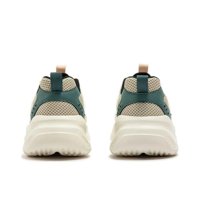 361° Life Collection Anti Slip Wear Resistant Low Top Casual Shoes Men's Beige Green-3