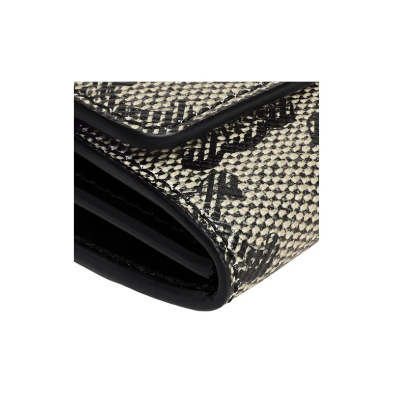 CELINE Triomphe Canvas Card Holder Men's Light Umber-4