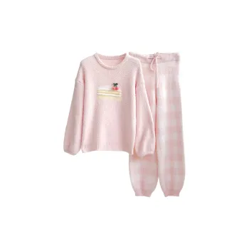 Maultiay Pajama Set Women's Pink