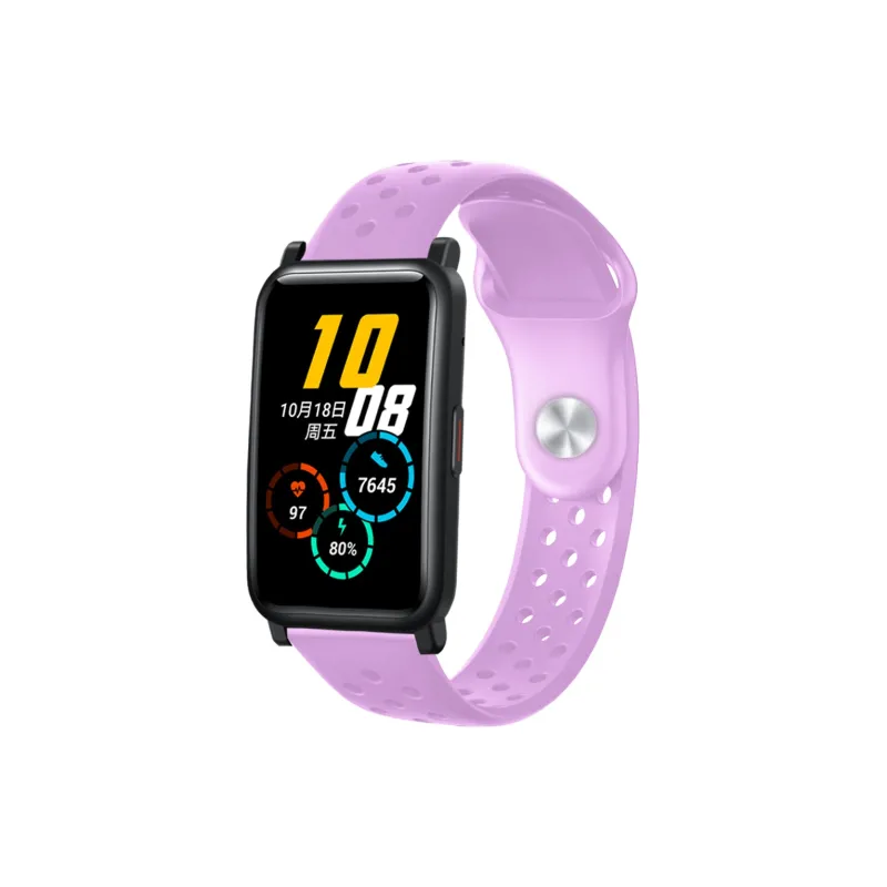 ZHENGGUANG Watch Band Huawei Honor Compatibility Silicone Material-24