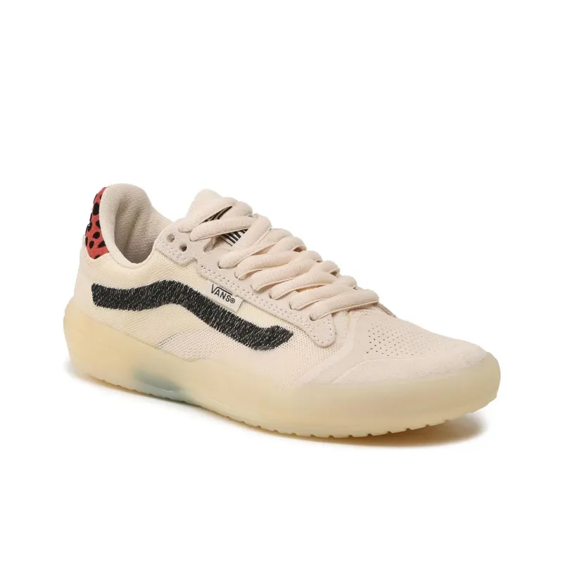 Vans Evdnt Anti Slip Wear Resistant Low Top Skateboard Shoes Women's Beige-2