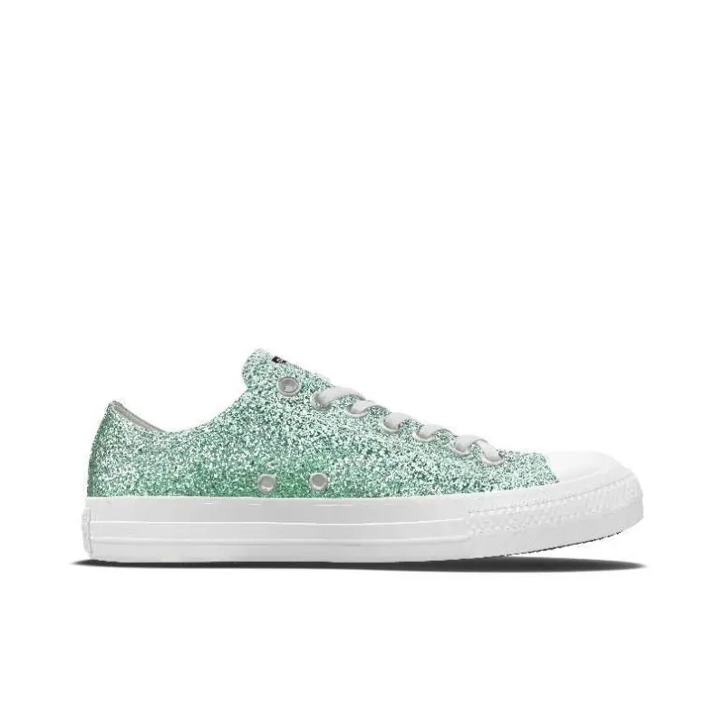 Converse All Star Wear-Resistant Low-Top Canvas Shoes Unisex Refreshing Mint Mambo-1