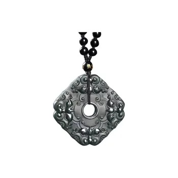 Cuizu Hetian Jade Necklaces Green Jade Unisex