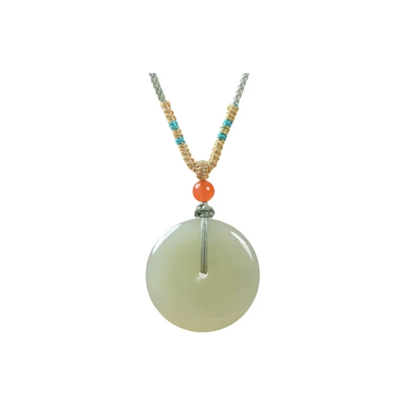 Tokai Family Hetian Jade Necklaces Green Jade Unisex-0