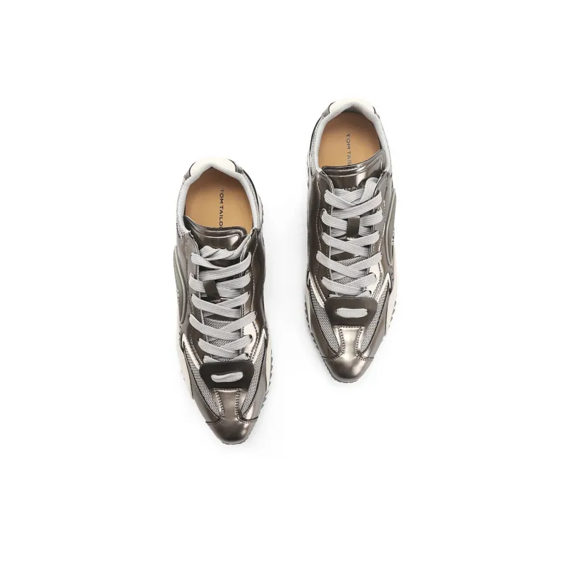 TOM TAILOR Silver Phantom Breeze Boots Height Increasing Low Top Chunky Sneakers Women's-9