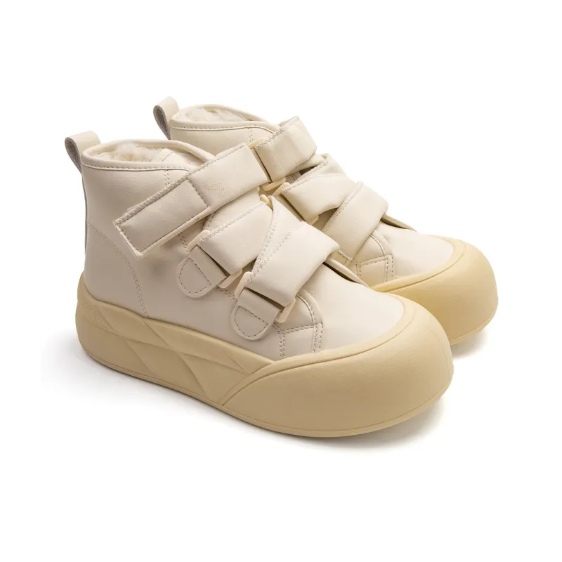 STAE Warm Wear-Resistant Slip-Resistant Mid-Top Skateboard Shoes Women's Box Included-2
