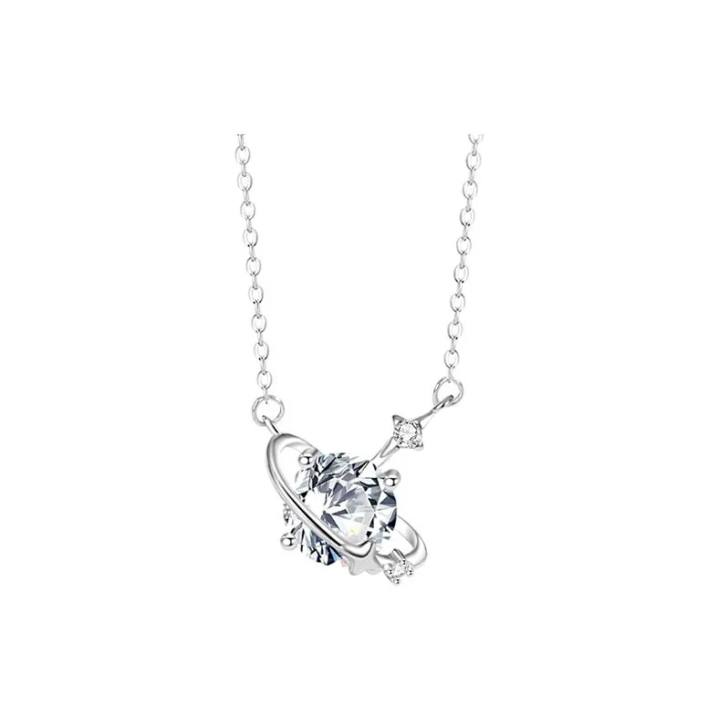 CARAT'S DIARY S925 Silver Necklaces Unisex-17