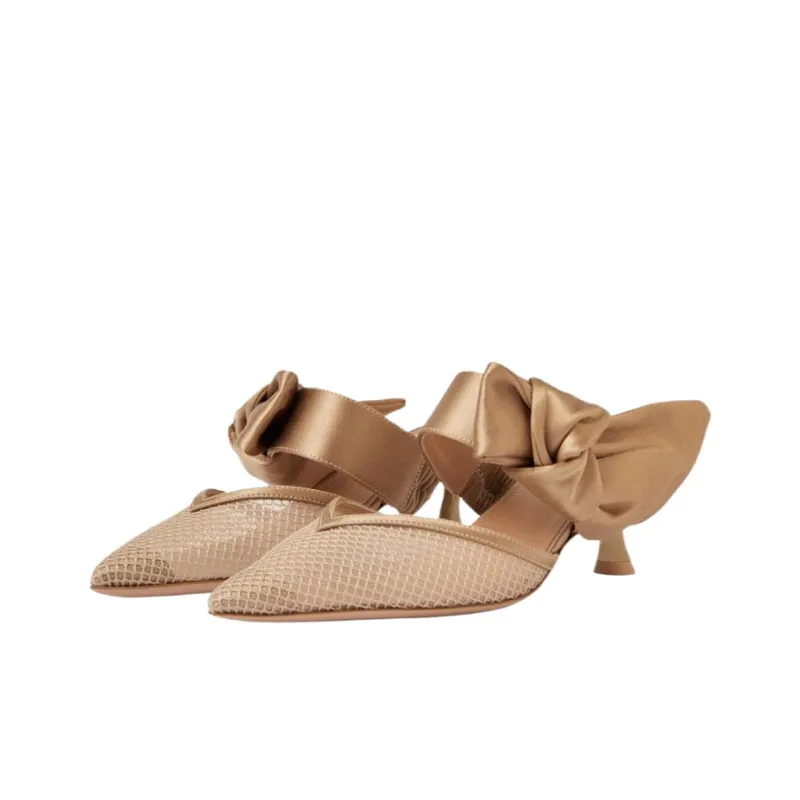 Malone Souliers Marie 45mm Bow Mules-2