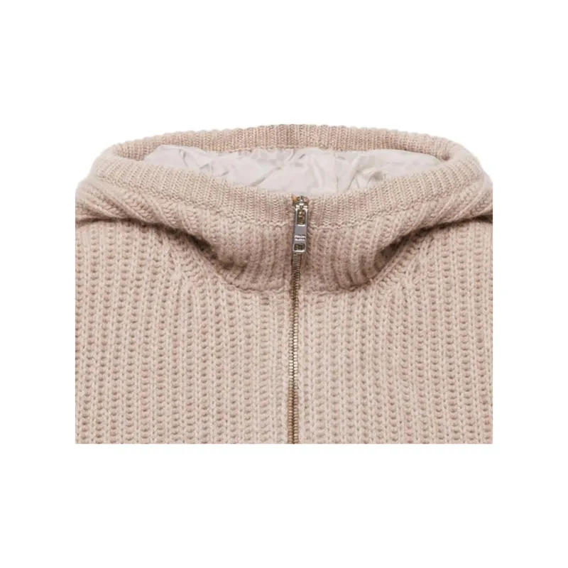 PRADA Cashmere Hoodie Vest-5