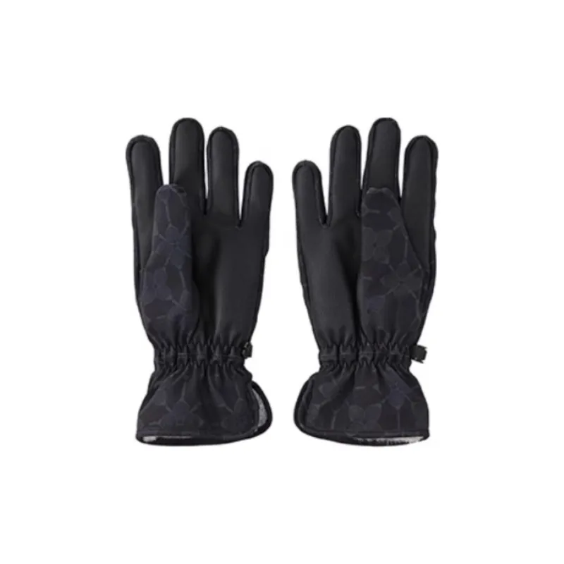 LiNing Polyester Sports Gloves Unisex Black-1