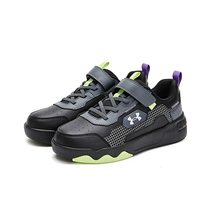 Under Armour Anti Slip Wear Resistant Low Top Kids' Skateboarding Shoes Unisex-17