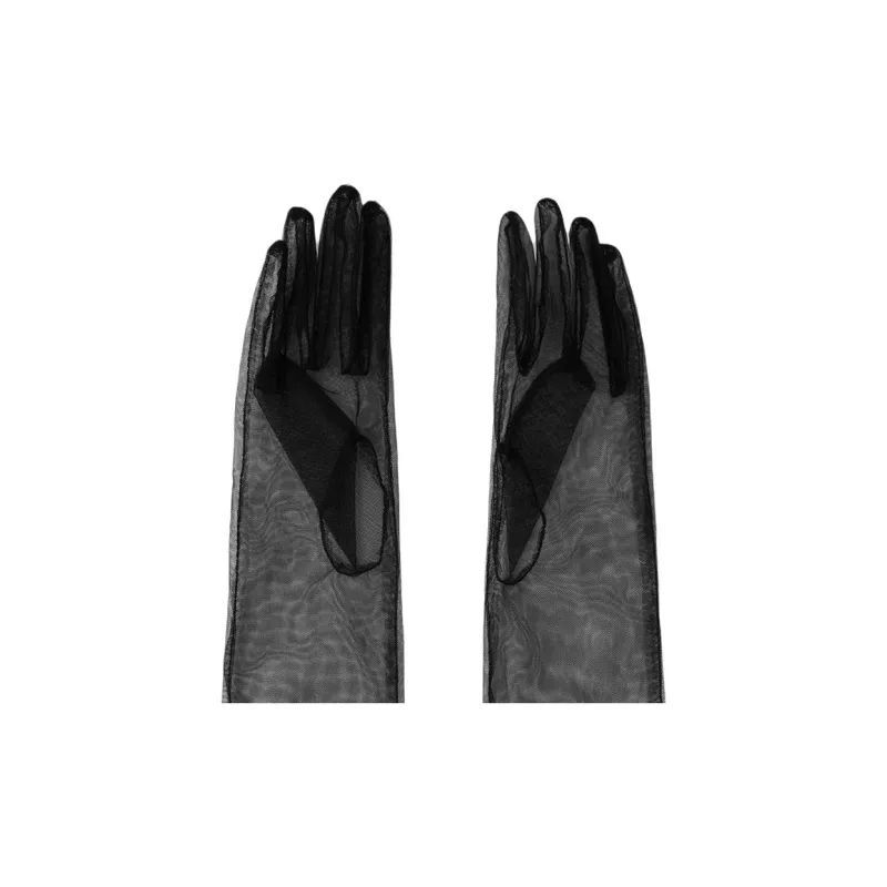 ZARA Polyamide Gloves Women's Black-2