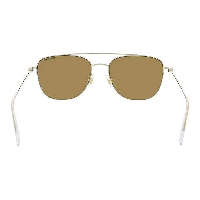 MONTBLANC Aviator Sunglasses Men's Gold-3