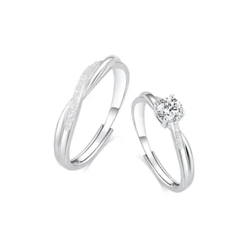 KING TAI SANG 999 Fine Silver Rings Unisex