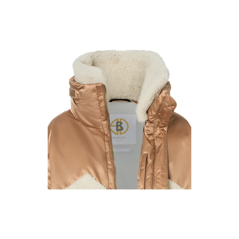 BOGNER 90Th Anniversary Series FW22 Down Jacket Women's Coffee Cream W799-3