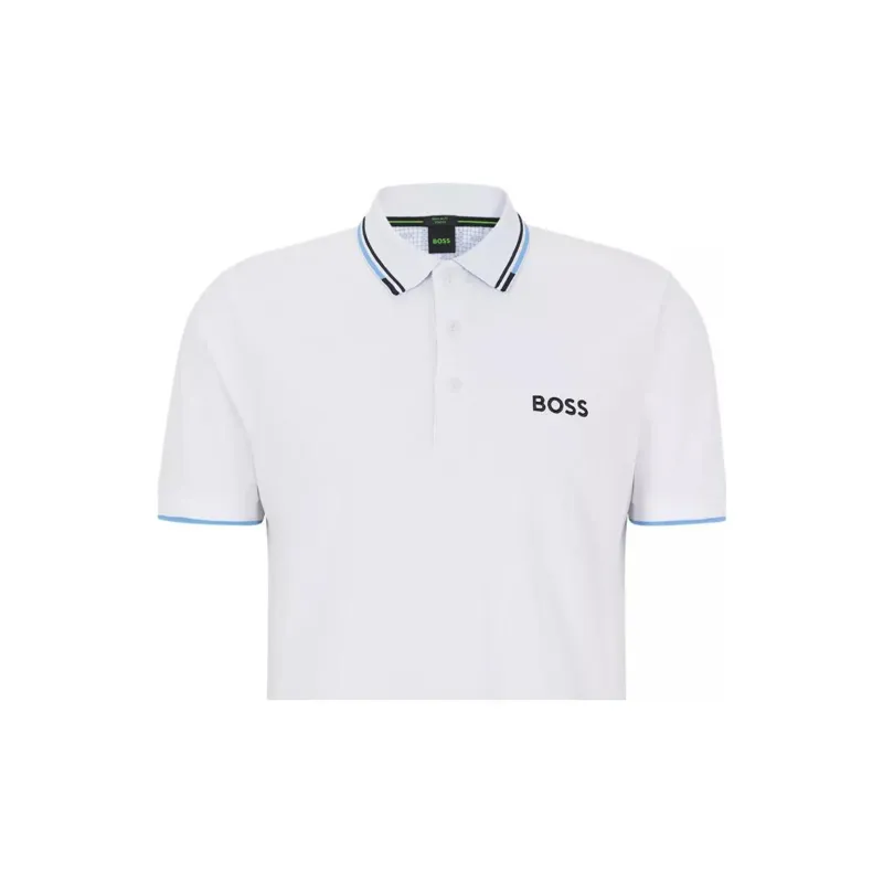 HUGO BOSS SS23 Polo Shirts Men White-5