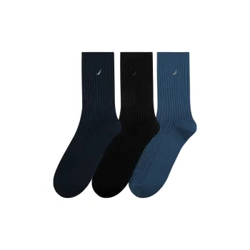 NAUTICA UNDERWEAR Knee High Socks Men's 3 Pack