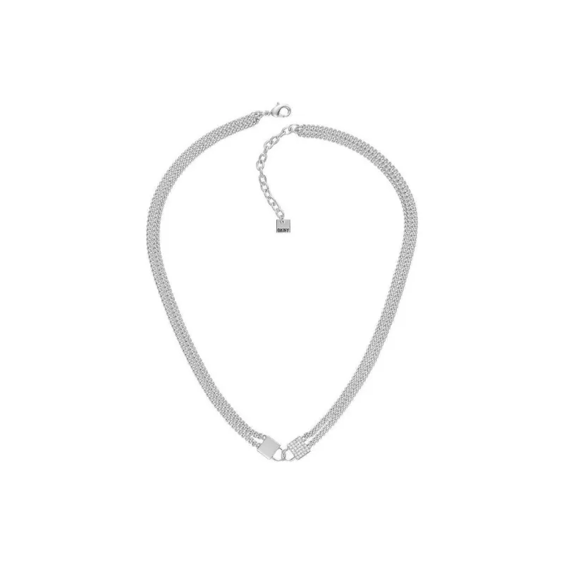 DKNY Stainless Steel Necklaces Women's Silver-0