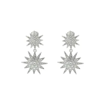 KENNETH JAY LANE Glass Earrings Women's Silver