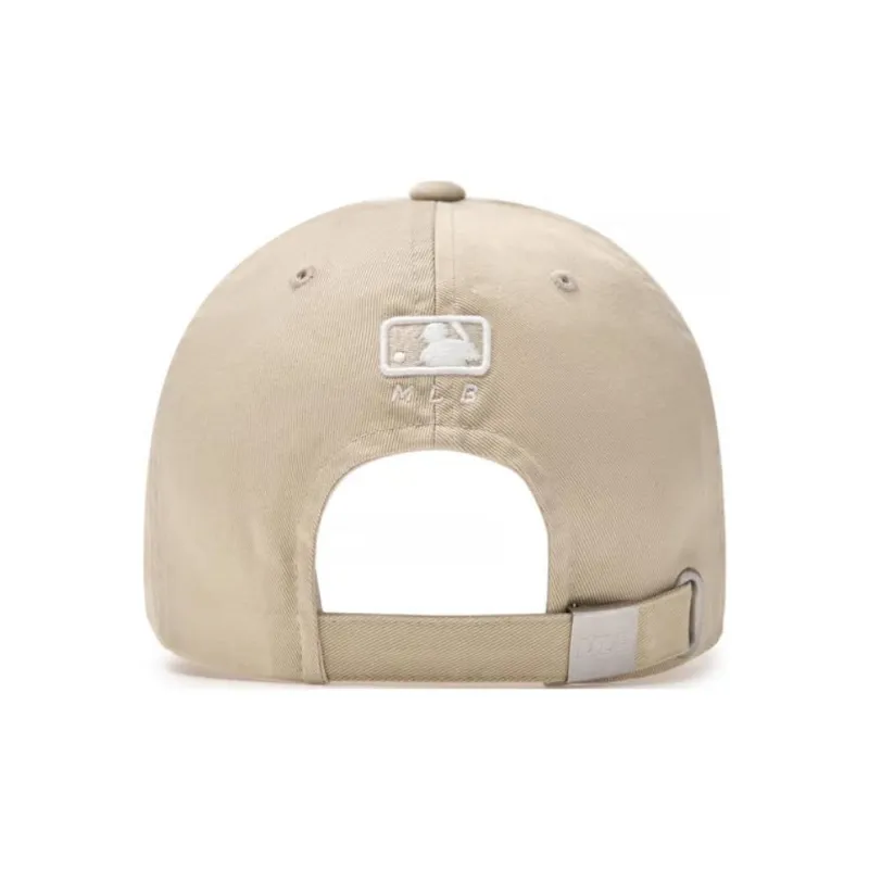 MLB Cotton Baseball Caps Unisex Light Beige-2