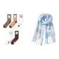 [Winter Day Warm Combination]Warm Puppy Long Socks+Happiness Puppy Scarf