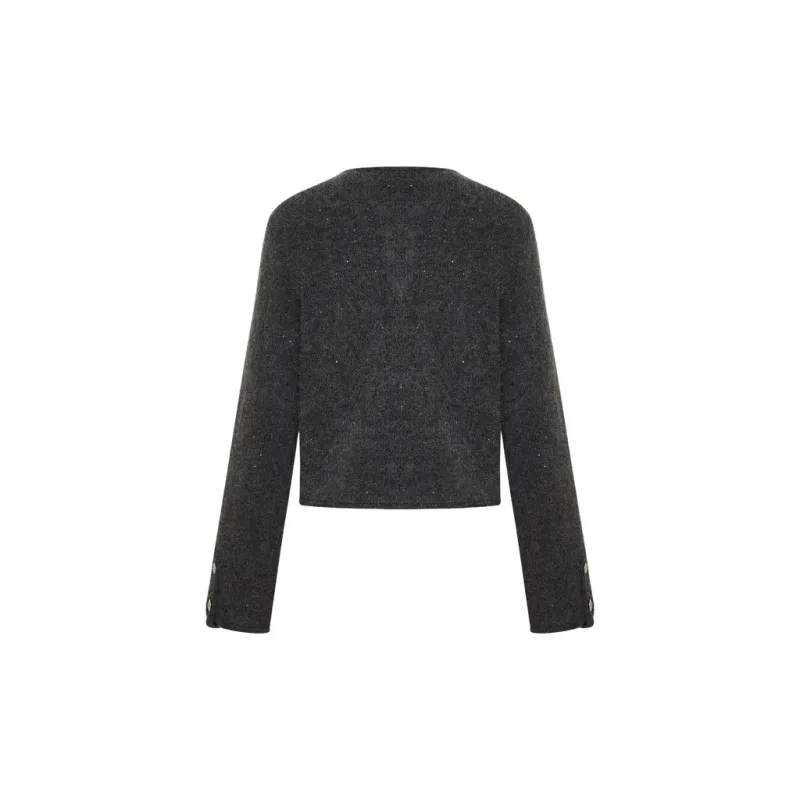 MOCO Sweater Women's Dark Heather Gray-1