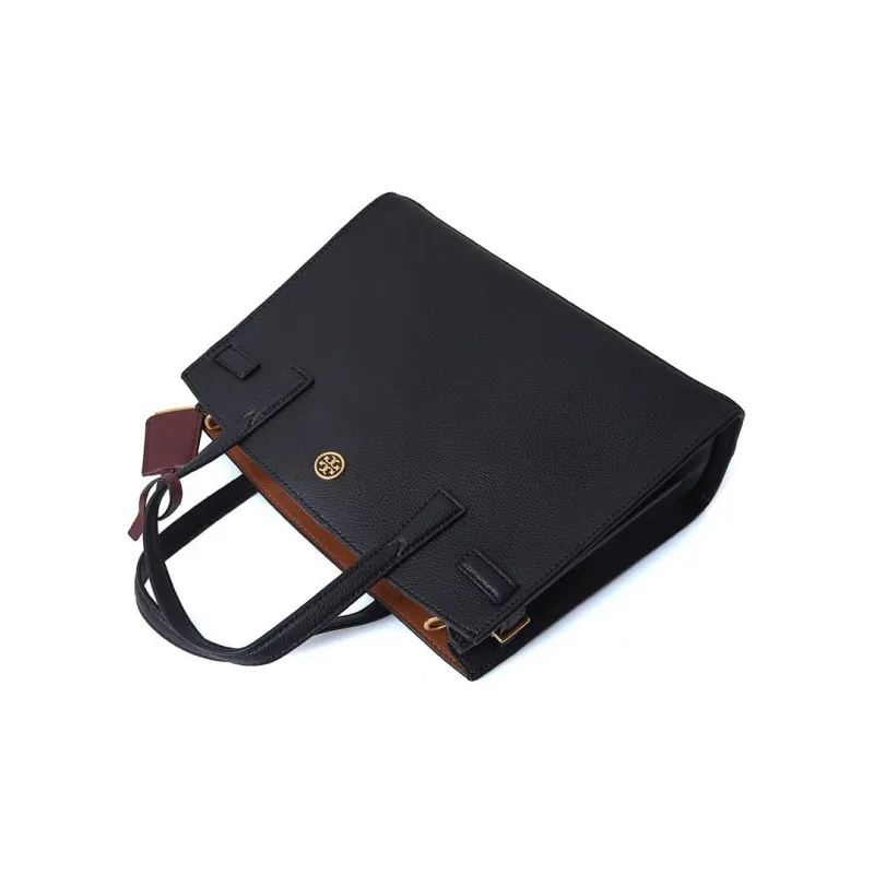 TORY BURCH Leather Crossbody One Shoulder Handbags Small Size Women's Black-4