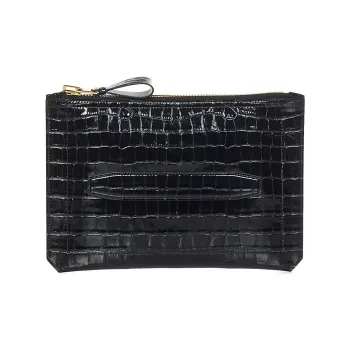 TOM FORD Buckley Embossed Small Clutch Bag