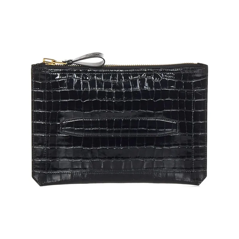 TOM FORD Buckley Embossed Small Clutch Bag-0