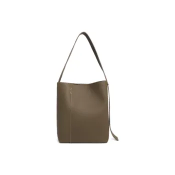 BELLE Cow Leather Tote Bag Shopping Bag Shoulder Bags Medium Size Women's Multicolor