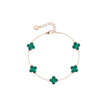 Schloney Natural Malachite Bracelets Women's