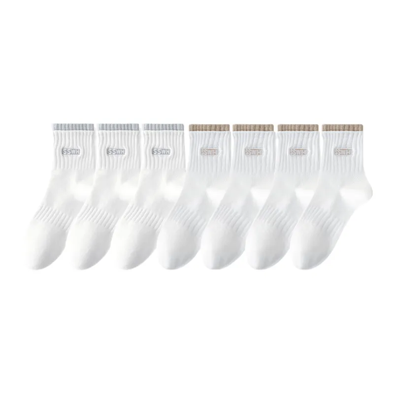 Lan Miao Mid Calf Socks Women's 7 Pack-6