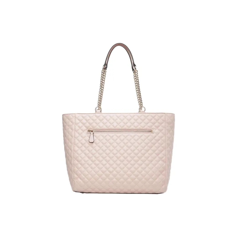 GUESS Polyurethane Tote Bag Shopping Bag Handbag Shoulder Bag Women's Pink-2