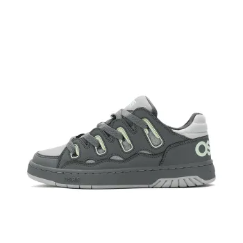 OSIRIS Coverage Slip Resistant Cushioning Wear Resistant Height Increasing Low Top Skateboard Shoes Unisex Gray Green