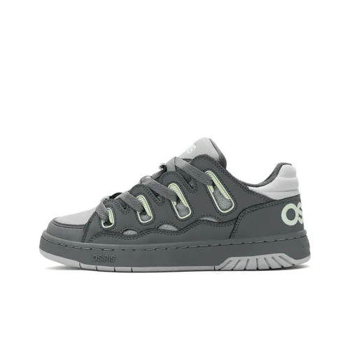 OSIRIS Coverage Slip Resistant Cushioning Wear Resistant Height Increasing Low Top Skateboard Shoes dq6400-300 Unisex Gray Green
