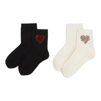 KARL LAGERFELD / Karl Lagerfeld Jeans K/heart Socks Pack Of Two