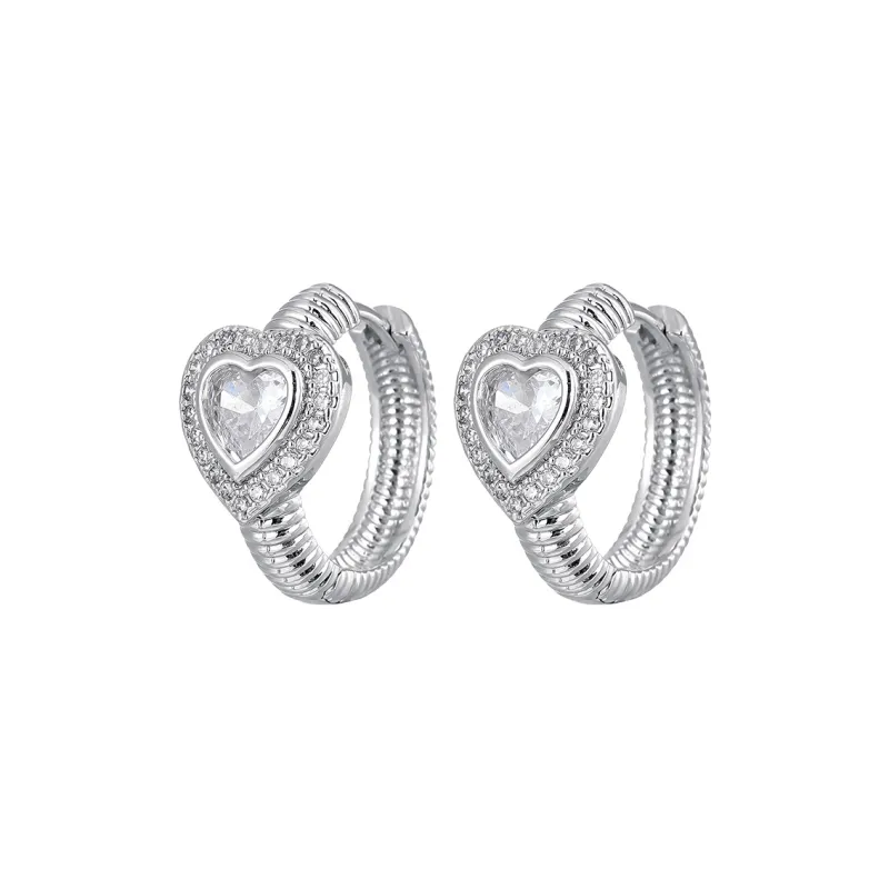 MISS XIA JWY S925 Silver Stud Earrings Unisex-0