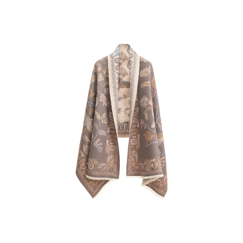 Shanghai Story Polyester Knit Scarves Women's-0