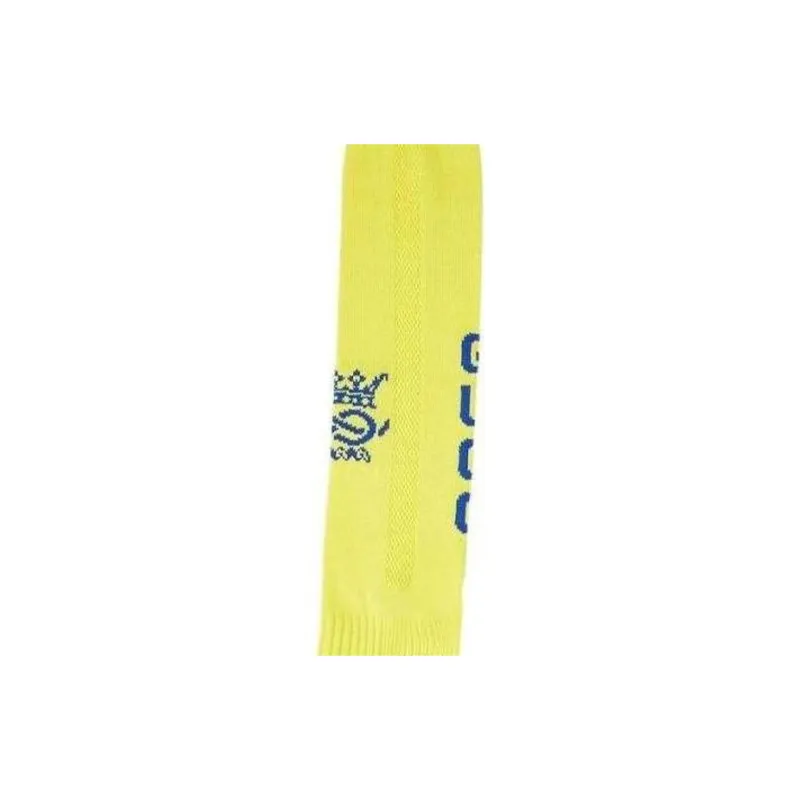 GUCCI Knee-High Socks Men's 1 Pack Yellow-3