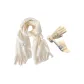 Beige Scarf+Glove