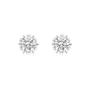 KAiLA S925 Silver Stud Earrings Women's Love Confession Gift, Refined Box